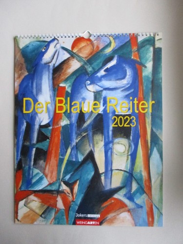 Kunstkalender blauer reiter - kunstkalender,
