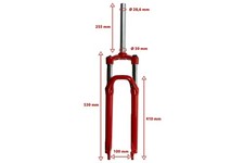 27.5 Zoll Zoom Feder Gabel