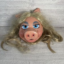 Vintage Miss Piggy Halloween Maske Henson 1977 Original Muppets