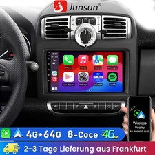 DAB+ 4+64GB Android 14 CarPlay Für Smart Fortwo 451 2005-2010 Autoradio GPS Navi