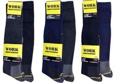 Dr. Bieler 4|6|8 Paar lange Arbeitssocken als Kniestrümpfe, Schwarz, Grau, Blau