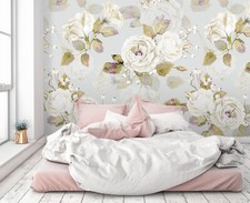 3D Weiße Blumen ZHUC14425