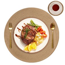 Runde geflochtene Tischsets 34