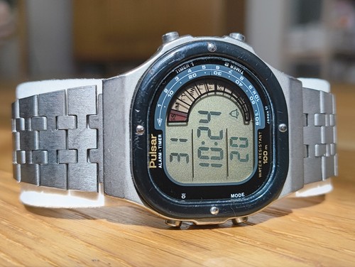 Vintage pulsar digitaluhr - vintage,