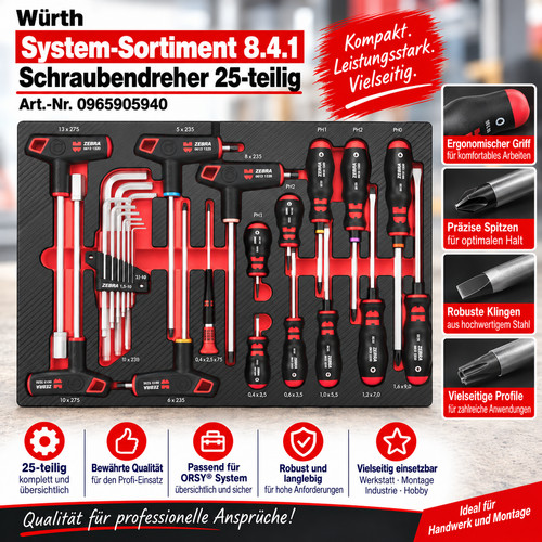 Würth zebra sortiment 1 - zebra,