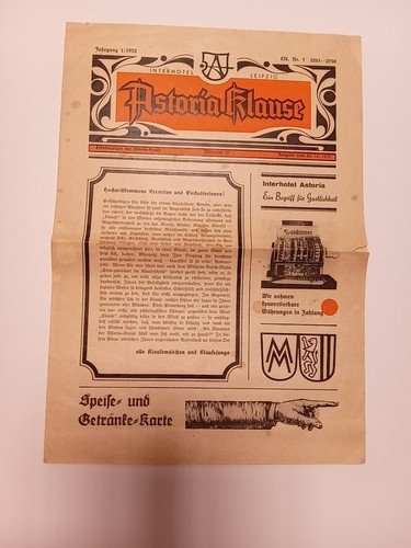 Speisekarte ddr leipzig hotel - speisekarte,