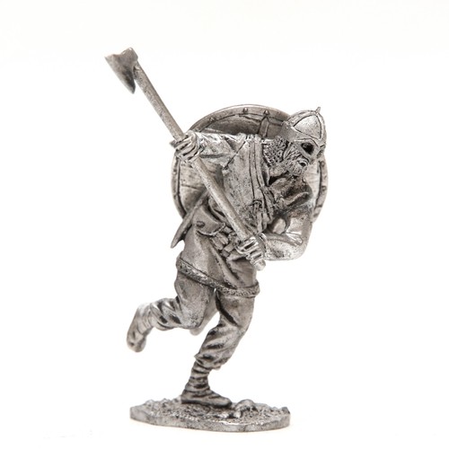 Blechfigur 54mm wikinger mit - wikinger,