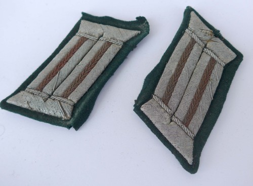 Paar kragenspiegel generalstab - paar,