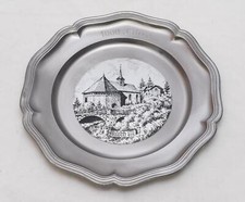 (17055) Zinnteller 1000 Jahre Müsch, D 23 cm, von Stieber Bad Hersfeld