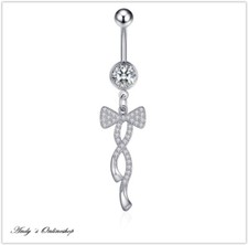 Bauchnabelpiercing zirkonia - bauchnabelpiercing, *zirkonia