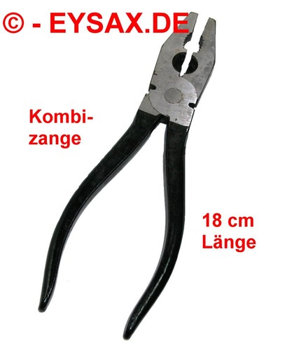 Kombizange schwarz beschichtet