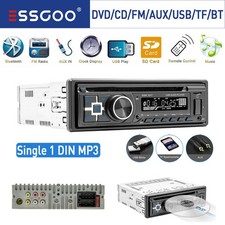 Autoradio CD/DVD mit Bluetooth Freisprech Aux FM 1DIN MP3 Player EQ Einrichtung