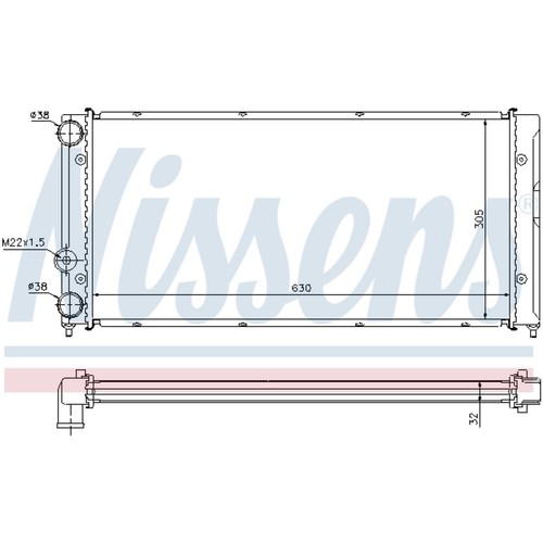 Kühler wasserkühler für - wasserkühler, vw
