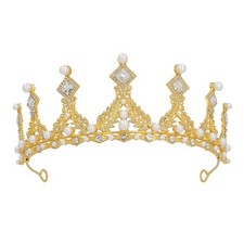Diadem Goldfarben Krone