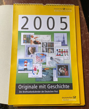 Briefmarkenkalender Der Deutschen Post  2005 mit Schutzhülle - neu