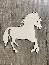 Pferd aus Holz 12 x 11,5  cm