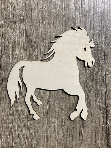 Pferd aus holz 5 cm - holz, 11,5