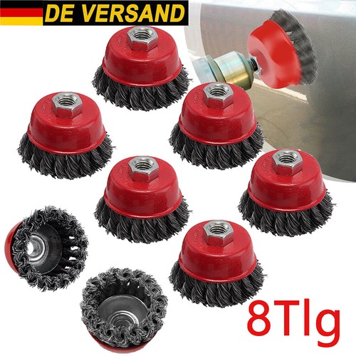 Topfbürste gezopft - 8x,
