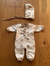 Niedliche Puppen Kleidung Set, 2-teilig, für Babypuppen 43cm Beige-braun