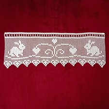 Häkelgardine Scheibengardine