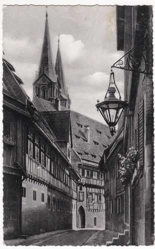 Bamberg domgäßchen - ak,