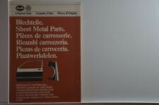Audi Katalog Blechteile Bildkatalog Audi 80 90 100 200 coupe Ausgabe 06/1983