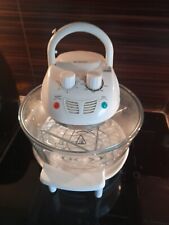 Halogen-Konvektionsofen mit Verlängerungsring 1400 W 17 L super für Camping