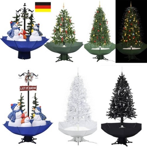 Schneiender weihnachtsbaum mit - schneiender,