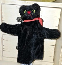 Steiff Handpuppe Schwarze Katze Tom Cat