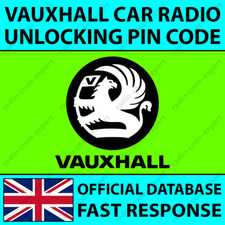 VAUXHALL RADIO CODE