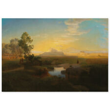 Oswald Achenbach, Abendliche