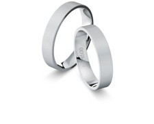 2x600 Platin Eheringe