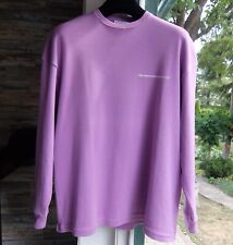 BALENCIAGA SHIRT S logo oversize oversized purple m l sweater longsleeve long
