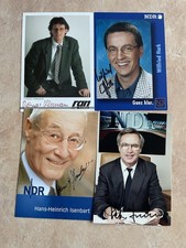 4 Autogramme Sportmoderatoren