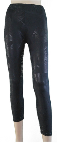 Damen leggings schwarz - leggings, mit