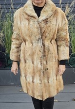 Langer Echtpelzmantel -