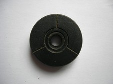 Original Single Mittel Puck  schwarz   für  Schallplatten Plattenspieler