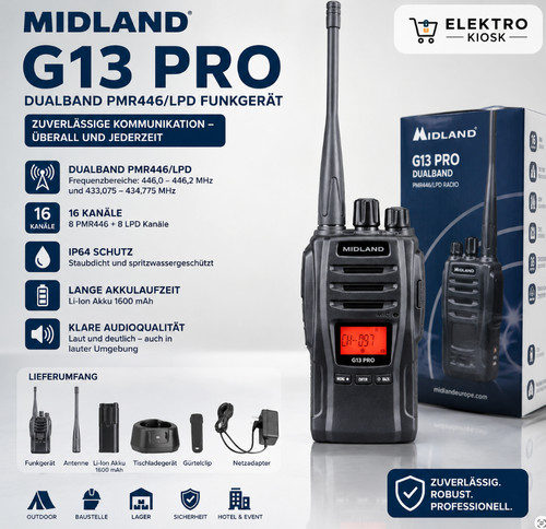 Midland g13 pro dualband - midland,