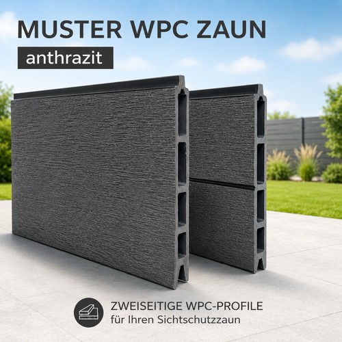 Muster wpc sichtschutzzaun - muster,