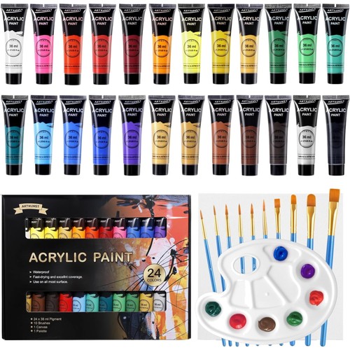 Acrylfarben set 24x36ml 10 - set,