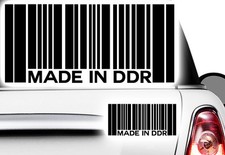 1x Aufkleber Barcode Made in