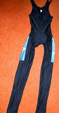 Lange Radsporthose Suit Gr. L von DECCA warm, innen angerauht, Mehrbahnenschnitt