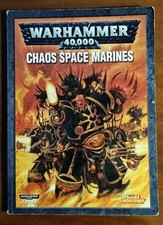 Warhammer 40K Chaos Space Marines Codex. 4th Edition from 2007. Games Workshop.