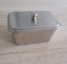 Rechteckige Edelstahl-Dose-