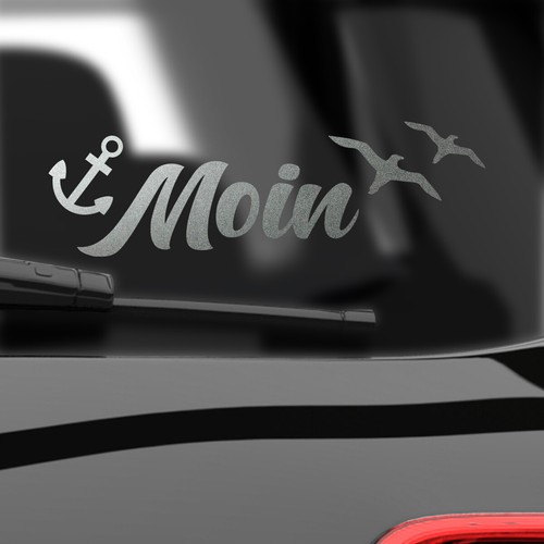 Auto aufkleber sticker moin - auto,