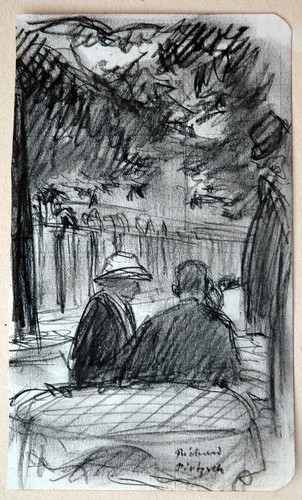 Paar münchner hofgarten - im,