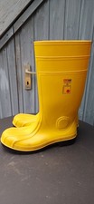 Gummistiefel gelb  gebraucht  44   Baustiefel  5 S