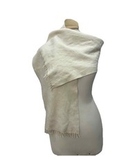 Hermès Schal. Paris En Cachemire, Hermès rechteckiger Kaschmir beige Schal