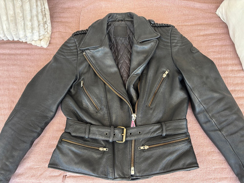Hein gericke damen - hein, lederjacke