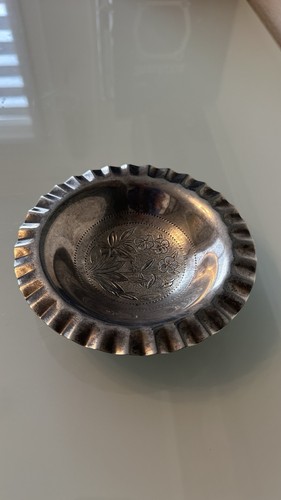 Silberschale versilbert